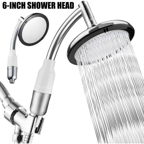 New Rainfall Shower Head High Pressure Rain Shower Head 6 Inch Showerhead Anti-Leak Anti-Clog Rotating Shower Head-30