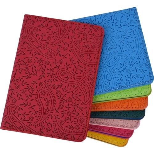 Passport Cover PU Leather Travel Wallet Case for Russia USA UK France Family Men Women ID Bank Credit Card Holder Ticket Folder