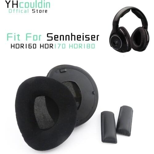 Earpads for Sennheiser HDR180 HDR170 DHR160 Headphones Earpad Cushions Covers Velvet Ear Pad Replacement