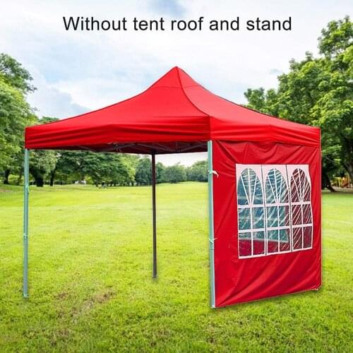 Portable Outdoor Tent Cloth Waterproof Removable Foldable Sidewalls Design With Window Outdoor Tent Gear Exterior