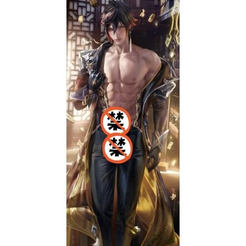 Print silk or canvas video games genshin impact sexy girl art poster 16x24 24x36 inch custom living room bedroom hanging picture