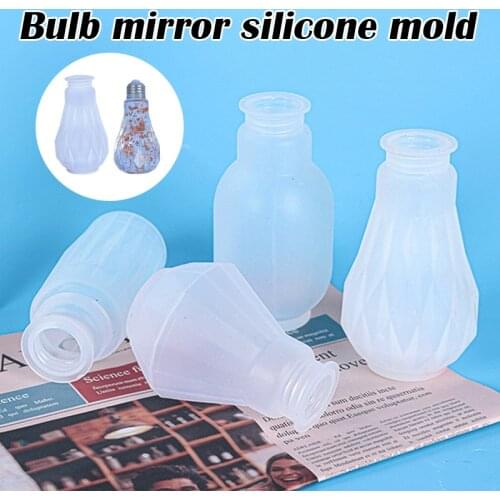 Light Bulb DIY Silicone Mold Resin Epoxy Casting Craft Making Mold Supplies Clay Tool