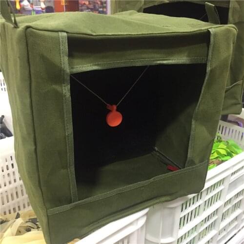 Foldable Target Box Canvas Slingshot Shooting Target Box Archery Hunting Catapult Practice Target