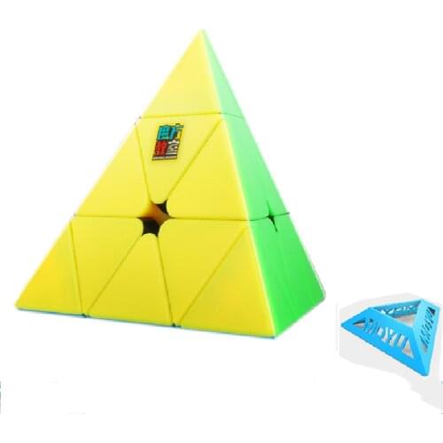 MoYu MeiLong Pyramid 3x3 Speed Magic Cube Puzzle 3x3 Cubo Magico Antistress Puzzles for Adults Educational Games for Kids