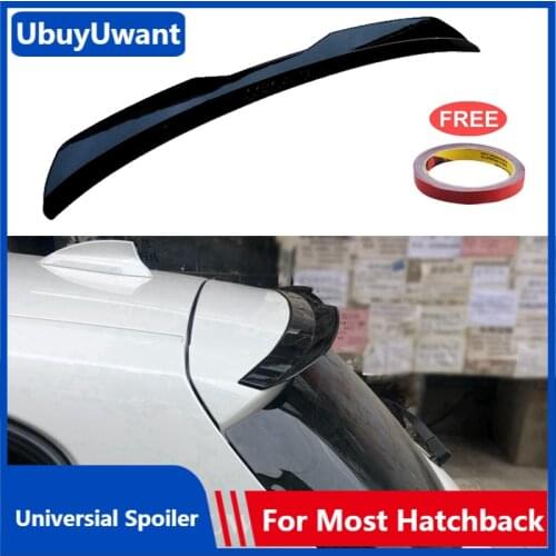 UBUYUWANT For BMW F20 Rear Lip Spoiler 2012-2020 120i 125i 118im 135i 116i ABS Car Tail Wing Universal Hatchback Spoiler For E87