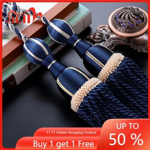 Orchid Ball Curtain Bandage Hanging Ball Tassel Hanging Ball Accessories Wholesale Accessories Curtain Decoration Double Ball