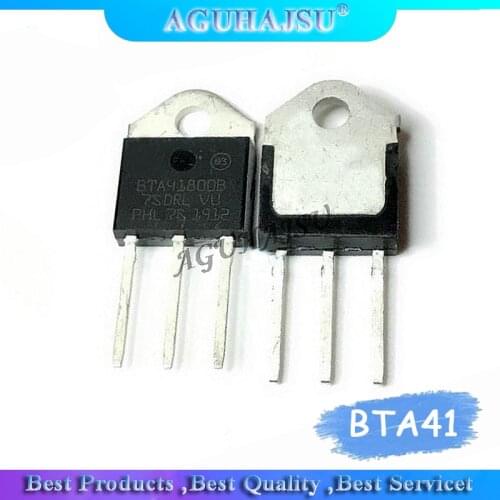 10pcs BTA41-800B BTA41800B BTA41-800 BTA41 Triacs 40 Amp 800 Volt TO-3P new original
