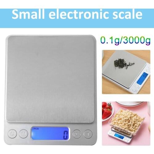 3kg/0.1g Digital LCD Electronic Kitchen Scale Cooking Diet Weighing Scales High Quality Food Weight Measurement Tool