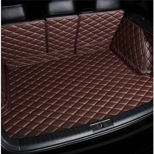 Custom 3D Car Trunk Mats for Ford Focus Kuga Ecosport Explorer Mondeo Fiesta Mustang Cargo Liner Carpets