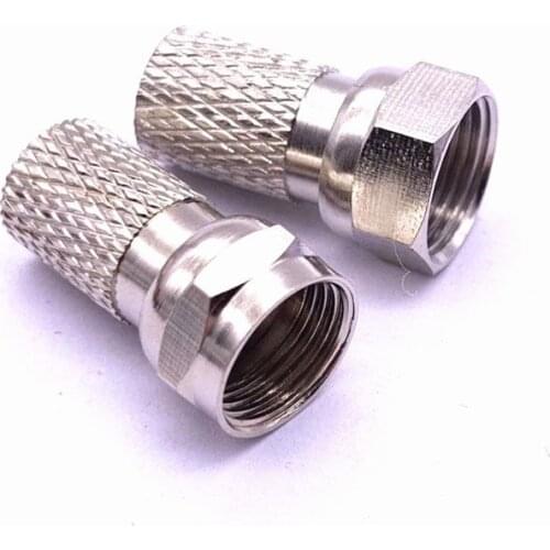75-5 thread F head inch metric system self-tightening f head set-top box connector cable TV distributor connector
