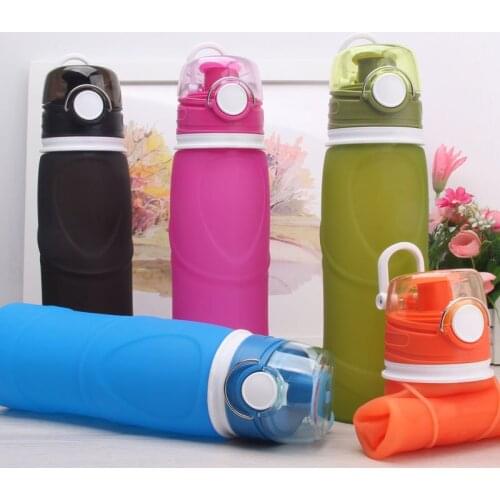 750ml Bicycle Water Bottle Mountain Drink Road Bike Silicone Resin Outdoor MTB Sports Cycling Kettle Portable Accessory Cycle