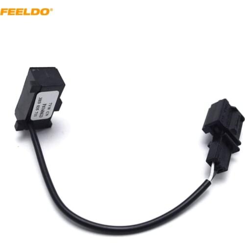 FEELDO 1PC Car Auto RCD510 RNS510 RNS315 Bluetooth Microphone Kit Micro Phone Cable For VW Golf Passat #AM1356