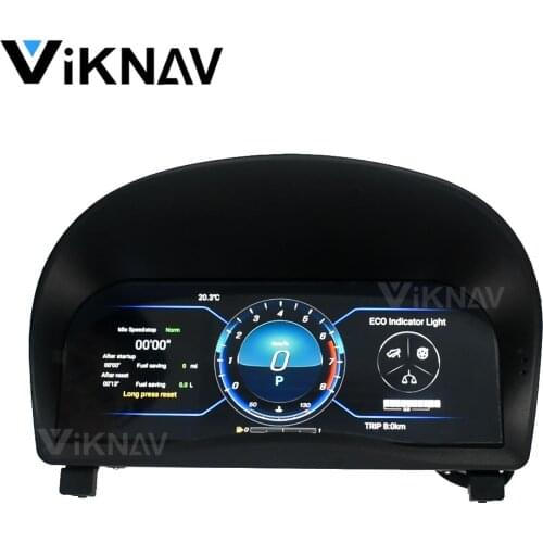 Car LCD Meter instrument dashboard screen GPS Navi Android 9.0 For-Toyota Vellfire Alphard 30 2015-2018 Multimedia player 12.3"