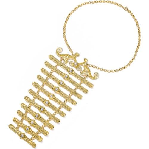 Free shipping Caucasus Ethnic Breastplate Body Jewelry Wedding Dress Accessories for women Caucasus traditional wedding