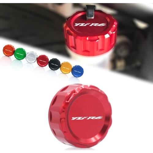 For YAMAHA YZF R6 YZF-R6 YZFR6 2006-2017 2007 2008 2009 Motorcycle Accessories CNC Aluminum Rear Brake Reservoir Cover Caps