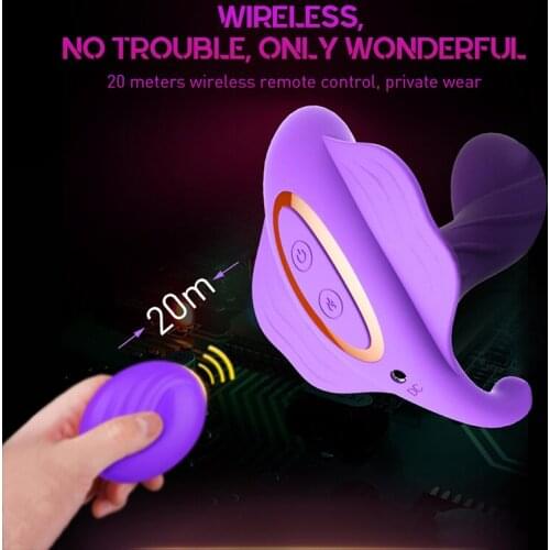 Female Masturbation Wireless Remote Control Wear Dildo Woman Butterfly Vibrator Egg Electric Penis Massage Vagina Adult Sex Toys