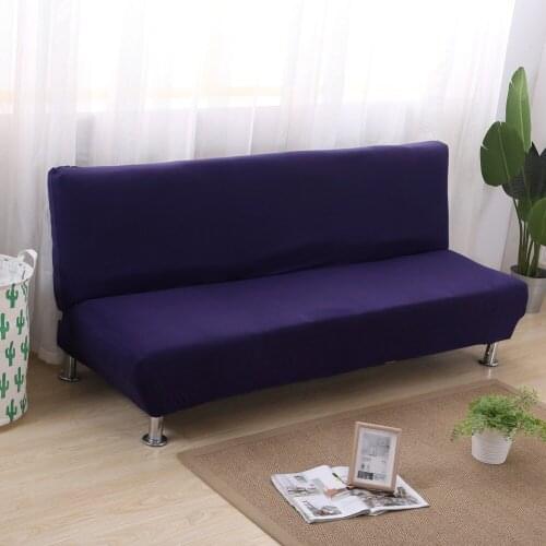 Pure Sofa Cover Stretch Big Elasticity Couch Cover Sofa Furniture Sofa Cover Without Armrest Folding Cover For Sofa Bed 1pc