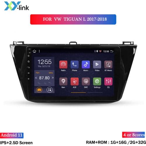 HOT SALE 10.1 inch Android 8.1 car gps navigation for Volkswagen tiguan L 2017-2018 multimedia radio system
