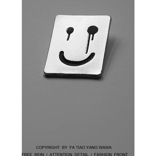 Ear studs for tearful smiling faces