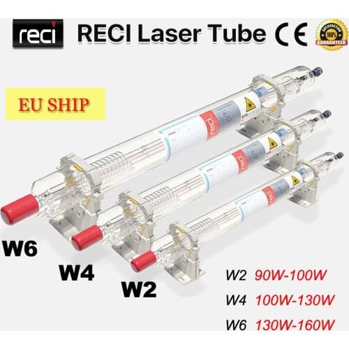 Laser Tube Reci W2 90W Peak 100W CO2 Laser Tube Dia. 80mm For CO2 Laser Engraving Cutting Machine EU SHIP NO TAX