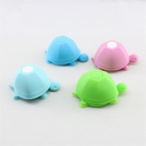 Kawaii Cartoon Turtle Shape Silicone Cable Winder Headphone Cord Organizer Protector Anti Slip Phone Holder Stand Office Suppliy