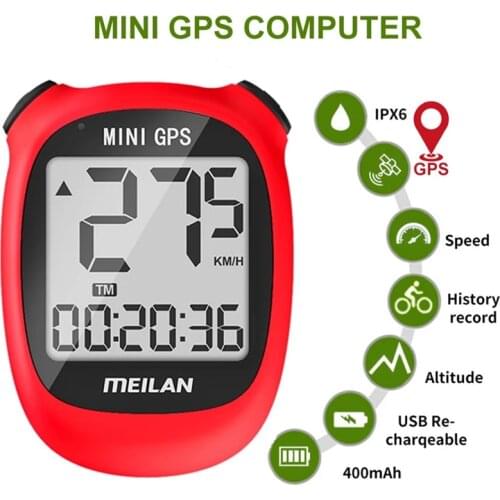 M3 Mini Bike Computer Wireless Waterproof GPS Navigation USB rechargeable 400MahL CD Speed Odometer Odometer Bike Accessories