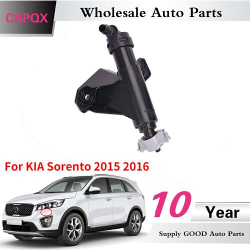 CAPQX For KIA Sorento 2015 2016 Front bumper headlamp headlight washer nozzle jet actuator 98671 C5000 98672 C5000