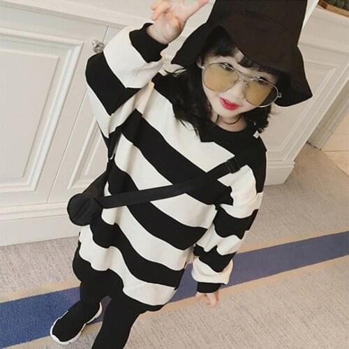 2018 new spring autumn/winter/summer Girls Kids Boys Striped Sweatshirt comfortable cute baby Clothes Children Clothing