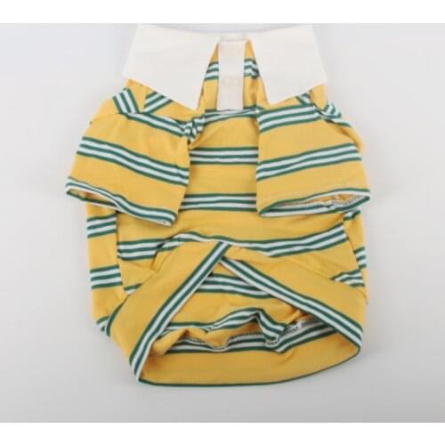 Pet clothes spring and summer teddy cat and dog dog clothes summer polo puppy big dog corgi pet clothes