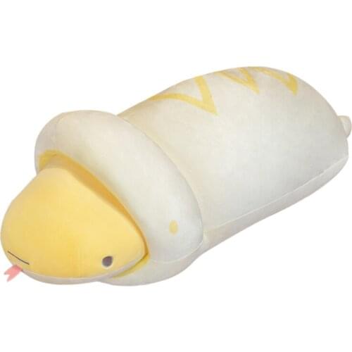 65/80CM Creative Cute Plush Snake Toy Plush Doll Kawaii Bread Snake Stuffed Pillow Holiday Gift Home Decoration