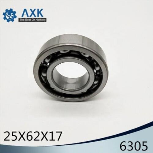6305 Bearing 25*62*17 mm ABEC-3 P6 ( 1 PC ) For Motorcycles Engine Crankshaft 6305 OPEN Ball Bearings Without Grease