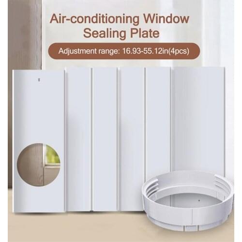 Adjustable Window Adapter Portable Window Sealing Plate Kit Plate Extractor Hose Kit Window Splint Baffle For Air Conditioning