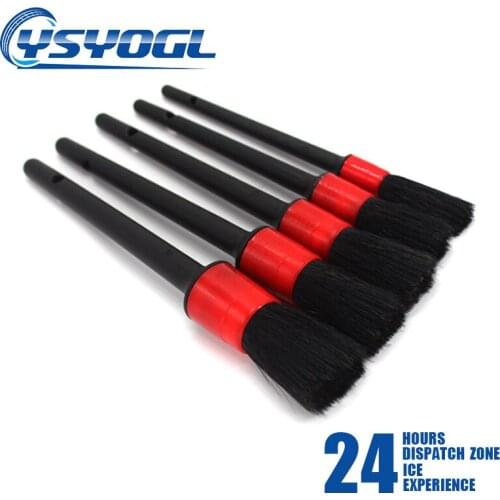 5pcs Car Crevice Brush Detail Cleaning Brush For Chevrolet Cruze Aveo Captiva Lacetti Mazda 3 6 2 Mitsubishi ASX Lancer Outlande