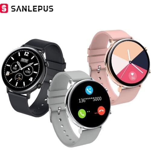 SANLEPUS ECG+PPG Smart Watch Make Calls Smartwatch Men Women Waterproof Heart Rate Blood Pressure For Samsung Android iOS