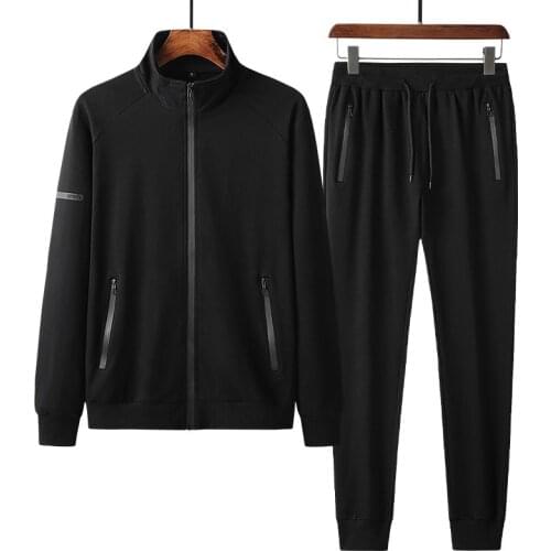 Tracksuits Mens Set Spring Autumn Male Streetwear Sportswear 2 Pcs Sets Sports Suit Jacket+sweatpant Sweatsuit Man Clothes Set