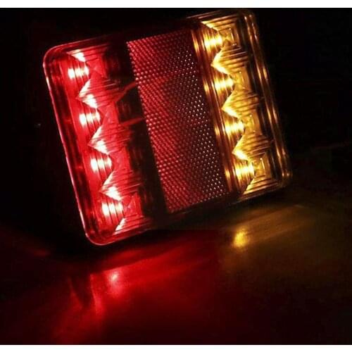 Car Truck LED Rear Tail Light Warning Lights Waterproof For Trailer Rear Tailight Lamp UTE Caravans O3X4