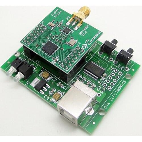 UART Serial to Zigbee Wireless Module, 1.6 Km, CC2530 Module to Send Antenna -DRF1605H