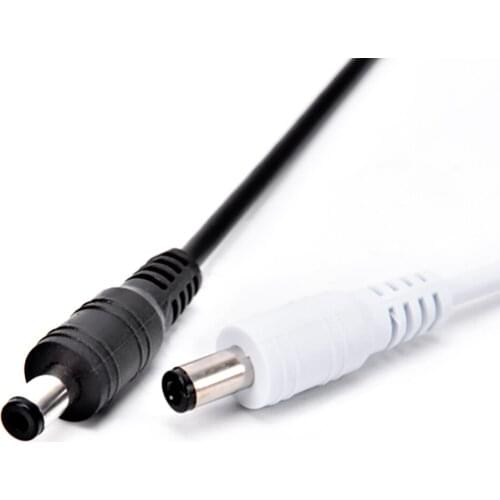 10Pcs 5.5mmx2.1mm Wire Extension For LED Strip Radio Printer CCTV Security Camera DC 12V Connector Cable Male Female Plug Power