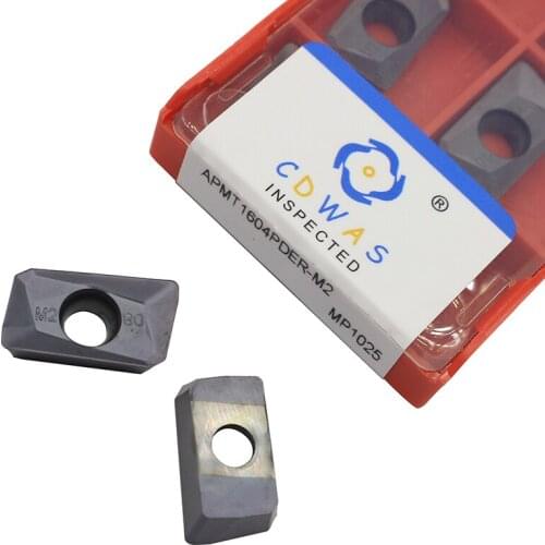 High quality APMT1604PDER M2 MP1025 Carbide insert milling turning tool Lathe tool Turning insert for Steel stainless steel
