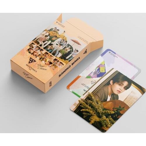 South Korean Groups KPOP Seventeen 2021 Lomo Card Photocard Poster HD Photo Wall Stickers Fans Collection Gift New Arrival