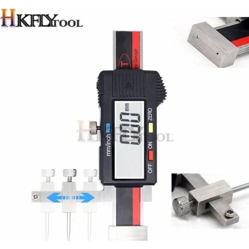 -10mm - +10mm Digital Gap & Step Gauges with flat measuring face Step&Gap Gauge Electronic digital step gap gauge