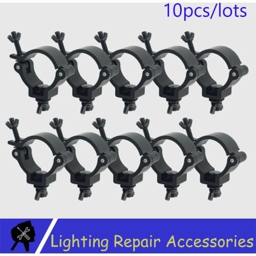 10pcs/lot Alumimun Alloy Stage Lights Clamp Hanger Hooks Bracket Heavy Duty Hook Theatre Lighting 48-51mm 100kg Stage Light Hook