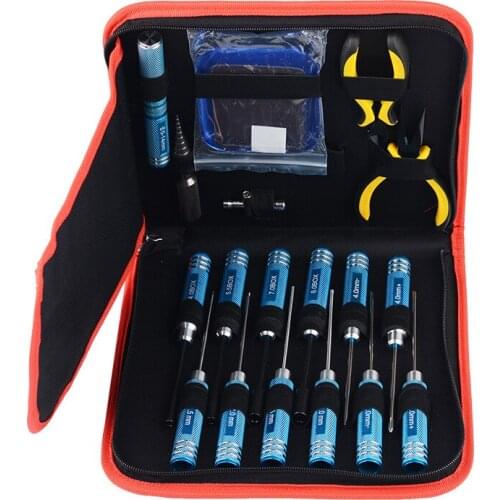 18in1 hexagon socket bearing disassembly pliers Dril Slotted Phillips screwdriver kit RC remote control car repair tool