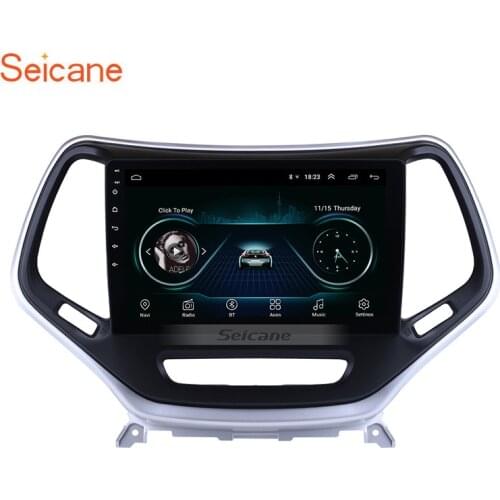 Seicane Android 8.1 10.1"car GPS Multimedia Player For 2016 Jeep Grand Cherokee 2Din Touchscreen Head Unit Wifi Bluetooth