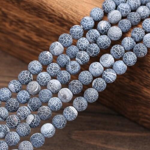 4-12mm Blue Onyx Beads DIY Bracelet Necklace Natural Stone Beads For Jewelry Making Wholesale