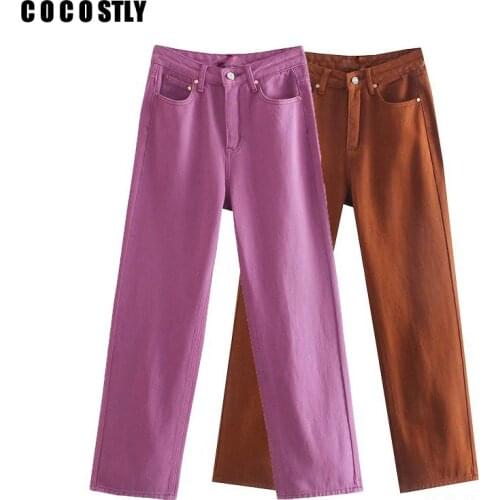 Женские джинсы клеш COCOSTLY China At AliExpress