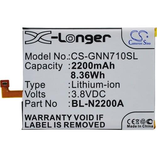 CS 2200mAh / 8.36Wh battery for GIONEE E7 Mini BL-N2200A