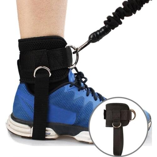 D-Ring Ankle Straps Foot Support Ankle Protector Sports Feet Guard with Foot Strap Cable Machine Leg Gym Training Accessories