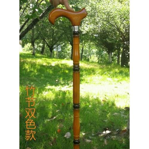 Wooden stick head wood mahogany cane cane old rosewood wood Walker stick of civilization Straight handle Non skid walk AIDS