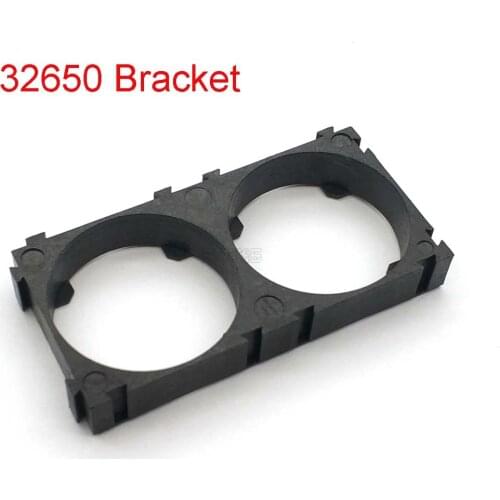 10 Pcs 32650 2 x Battery Holder Bracket Cell Safety Anti Vibration Plastic Brackets For 32650 Batteries